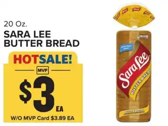 Food Lion SARA LEE BUTTER BREAD offer