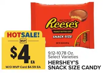 Food Lion HERSHEY'S SNACK SIZE CANDY offer