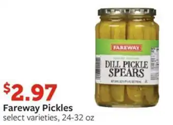 Fareway Fareway Pickles offer