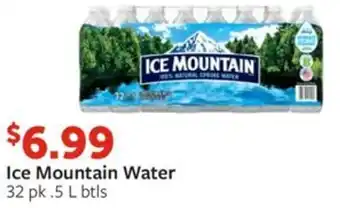 Fareway Ice Mountain Water 32 pk .5 L btls offer