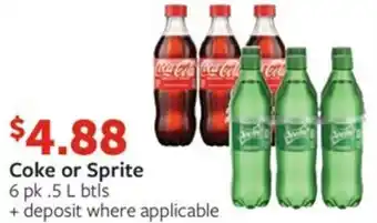 Fareway Coke or Sprite offer