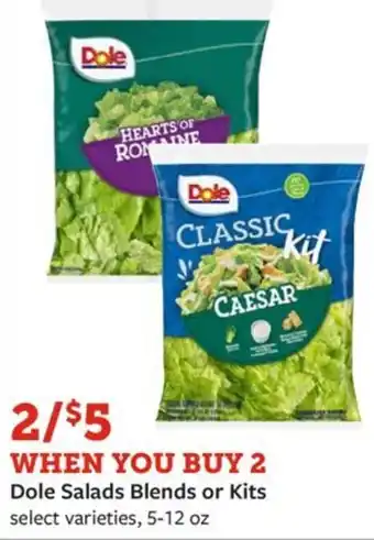 Fareway Dole Salads Blends or Kits offer