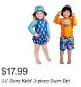Costco UV Skinz Kids 3-piece Swim Set offer