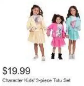 Costco Character Kids: 3-piece Tutu Set offer