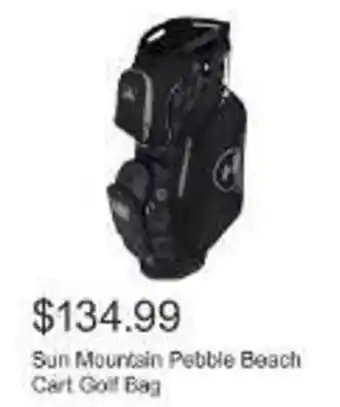Costco Sun Mountain Pebble Beach Cart Golf Bag offer