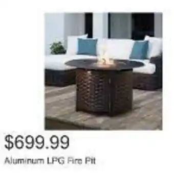 Costco Aluminum LPG Fire Pit offer