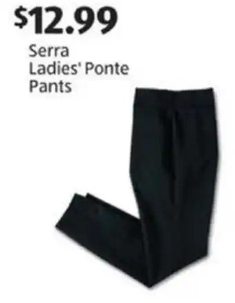 Aldi Serra Ladies' Ponte Pants offer