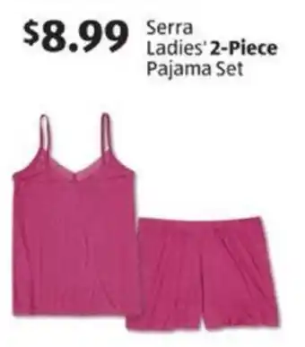 Aldi Serra Ladies 2-Piece Pajama Set offer