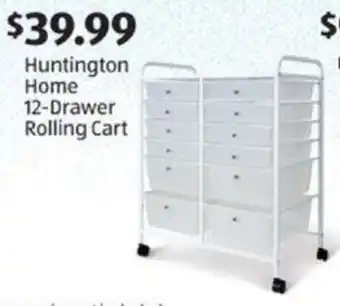 Aldi Huntington Home 12-Drawer Rolling Cart offer