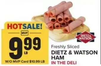 Food Lion DIETZ & WATSON HAM offer