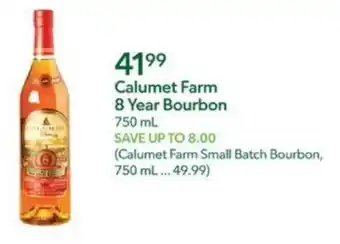 Publix Calumet Farm 8 Year Bourbon 750 mL offer
