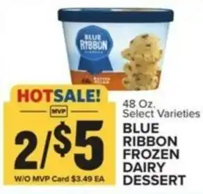 Food Lion BLUE RIBBON FROZEN DAIRY DESSERT offer