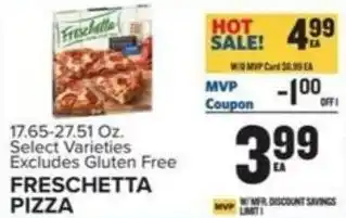 Food Lion FRESCHETTA PIZZA offer