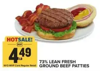 Food Lion 73% LEAN FRESH GROUND BEEF PATTIES offer