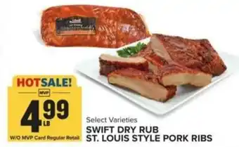 Food Lion SWIFT DRY RUB ST. LOUIS STYLE PORK RIBS offer
