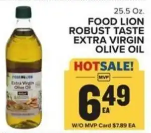 Food Lion FOOD LION ROBUST TASTE EXTRA VIRGIN OLIVE OIL offer