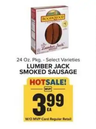 Food Lion LUMBER JACK SMOKED SAUSAGE offer