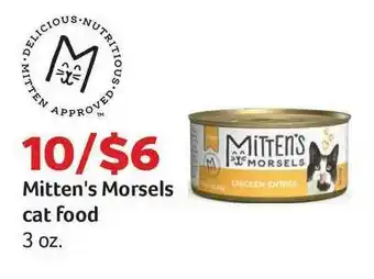 Pet Supplies Plus Mitten's Morsels Cat Food offer