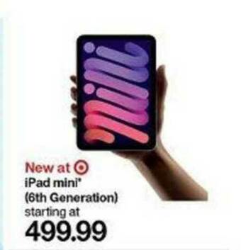 Target Ipad Mini (6th Generation) offer