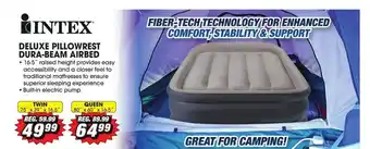 Big 5 Intex Deluxe Pillowrest Dura-Beam Airbed offer