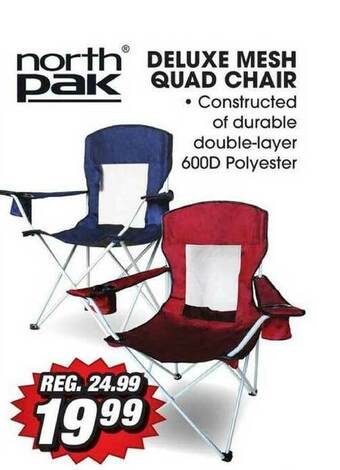 Big 5 North Pak Deluxe Mesh Quad Chair offer