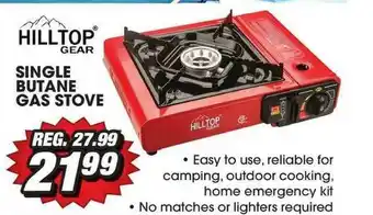 Big 5 Hilltop Gear Single Butane Gas Stove offer
