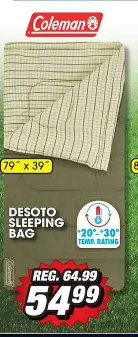 Big 5 Coleman Desoto Sleeping Bag offer