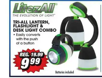 Big 5 Tri-All Lantern, Flashlight & Desk Light Combo offer
