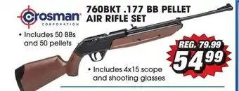 Big 5 Crosman 760BKT .177 BB Pellet Air Rifle Set offer