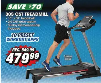 Big 5 305 CST Treadmill offer