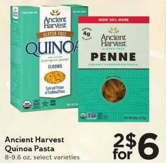 Cub Foods Ancient Harvest Quinoa Pasta offer