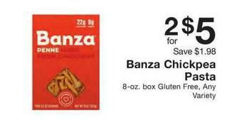 Fairway Store Market Banza Chickpea Pasta offer