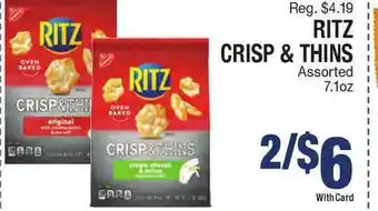 Kinney Drugs Ritz Crisp & Thins offer
