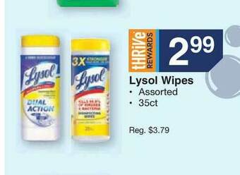 Kinney Drugs Lysol Wipes offer