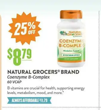 Natural Grocers Natural Grocers® Brand Coenzyme B-Complex 60 VCAP offer