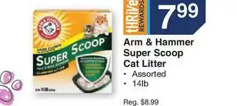 Kinney Drugs Arm & Hammer Super Scoop Cat Litter offer
