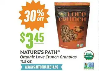 Natural Grocers Nature's Path® Organic Love Crunch Granolas 11.5 Oz. offer