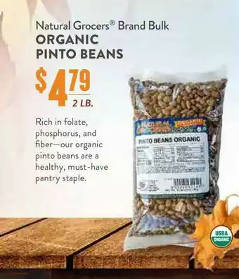 Natural Grocers Natural Grocers® Brand Bulk Organic Pinto Beans offer