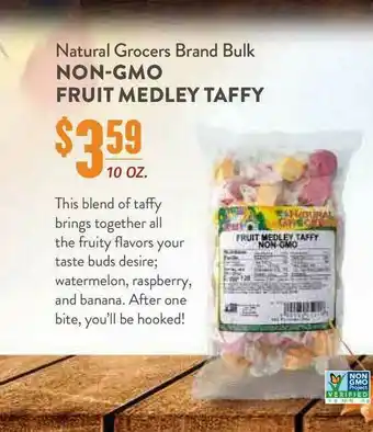 Natural Grocers Natural Grocers Brand Bulk Non-GMO Fruit Medley Taffy offer