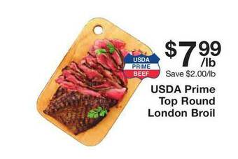 Fairway Store Market USDA Prime Top Round London Broil offer