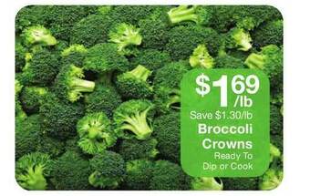 Fairway Store Market Broccoli Crowns offer