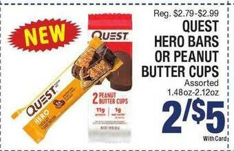 Kinney Drugs Quest Hero Bars Or Peanut Butter Cups offer