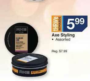 Kinney Drugs Axe Styling offer