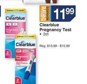 Kinney Drugs Clearblue Pregnancy Test offer