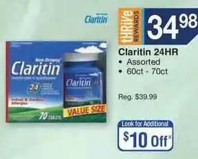 Kinney Drugs Claritin 24Hr offer