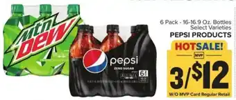 Food Lion PEPSI PRODUCTS offer