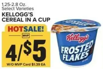 Food Lion KELLOGG'S CEREAL IN A CUP offer