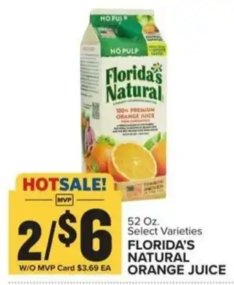 Food Lion FLORIDA'S NATURAL ORANGE JUICE offer