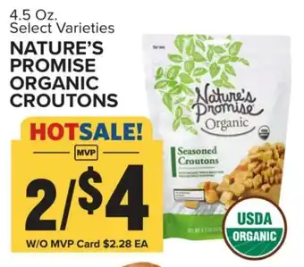Food Lion NATURE'S PROMISE ORGANIC CROUTONS offer