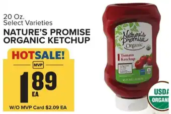 Food Lion NATURE'S PROMISE ORGANIC KETCHUP offer